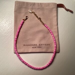 Mignonne Gavigan “Gina” necklace hot pink